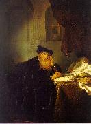 Abraham van der Hecken The Philosopher Norge oil painting reproduction